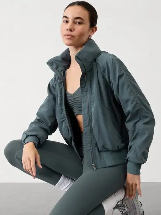 Athleta Jackets & Blazers - Athleta Jetset Bomber